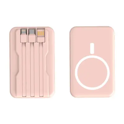 3C-zertifizierte ultraflache kabellose magnetische Schnelllade-Powerbank 20W, kompakt tragbar, mobile Stromversorgung, anpassbar, KC Grenzhandel - 9