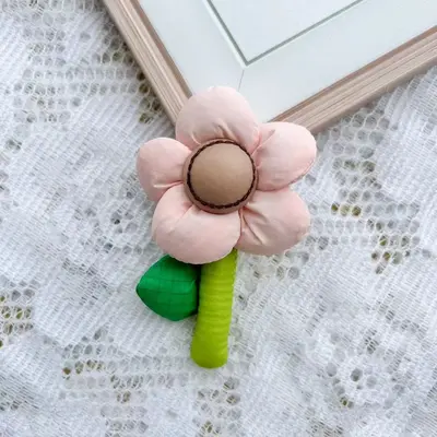 Korean-Style Large-Capacity Knitted Flower Tote Bag - 7