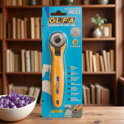 Olfa 194B Manual Rotary Perforation Cutter for Tickets and Coupons, PRC-3/C