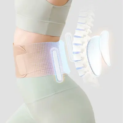Medical Grade Lumbar Support Belt with Disc Support for Squats and Fitness