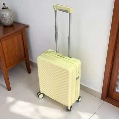 2026 Yeni Model 204055 Havayolu Kabin Uyumlu Erkek Kadın Seyahat Tekerlekli Bavul Uygun Öğrenci Çekçekli Şifreli Bavul - 12