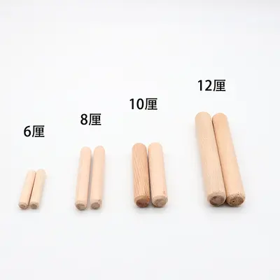 Round Wooden Dowels M6, M8, M10, M12 for Furniture Connectors