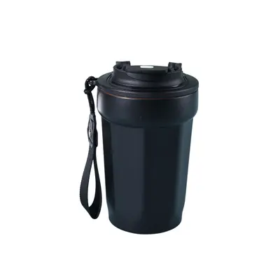 Achteckige Kaffeetasse 316er Edelstahl mit Trageöse Thermosbecher - 6