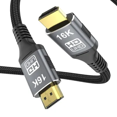 HDMI 2.2 Kablo 16K 60Hz, Yüksek Çözünürlüklü Video Kablosu