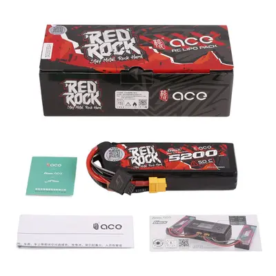 Gaoshi ACE Redrock G-tech 5200mAh 50C 11.1V 3S LiPo Battery with Charge Indicator
