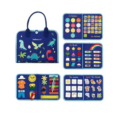 Cross-border Montessori early education toys, children's intelligence development felt activity board, creative DIY intelligence development educational learning board
