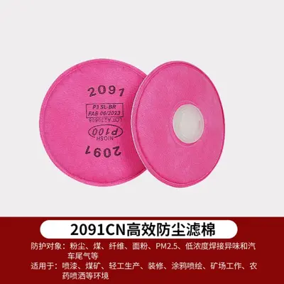 2091 Full Face Mask with 2097 Filter Cotton for Welding and Spray Painting - 9