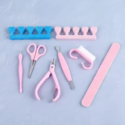 Manikür ve pedikür set, 10 parça, profesyonel - 3