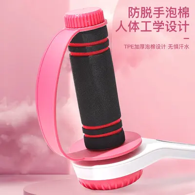 跨境旋转哑铃臂肌锻炼瑜伽运动可调节哑铃静音手摇哑铃健身器材