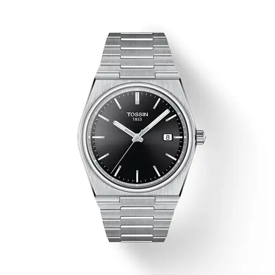 Tossin1853 Herrenuhr Quarz ultraflach wasserdicht - 7