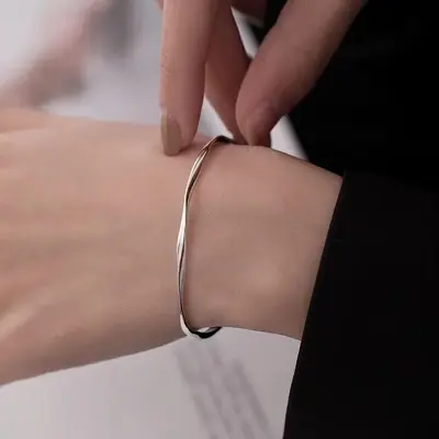 Mobius Strip Fugitive Princess Bow Can Bracelet Women Open Adjustable Bestie Bracelet Temperament Jewelry - 8