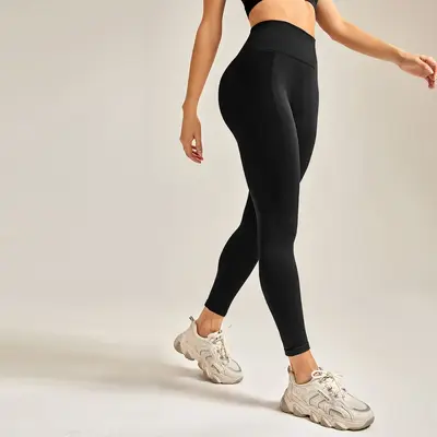 Yüksek Bel Hızlı Kuruyan Tayt, Nefes Alabilen, Yoga ve Spor - 7
