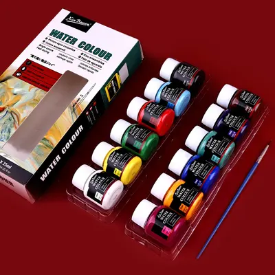 Akrilik boya seti, 25ml, cam ve tekstil için