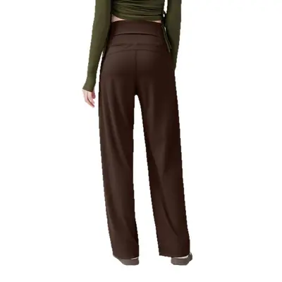High-Waist Women's Sports Pants, Quick-Dry, Tummy Control, Pockets