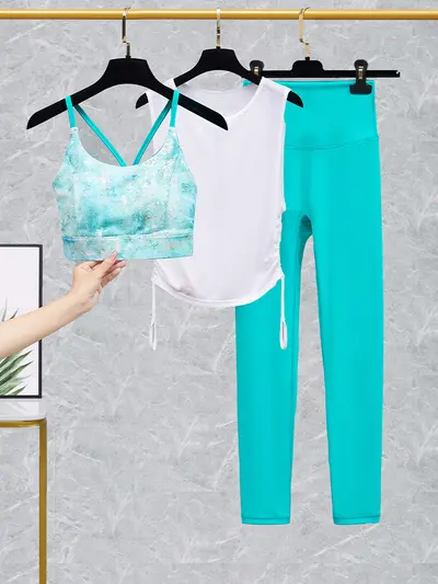 Women's 2026 Yoga Set, Spring Autumn, Pilates Top - 4