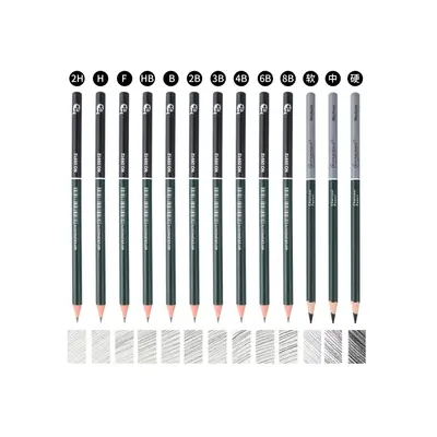 Giorgione sketch pencil set, art student special charcoal painting beginner sketch matte 2b customization - 6