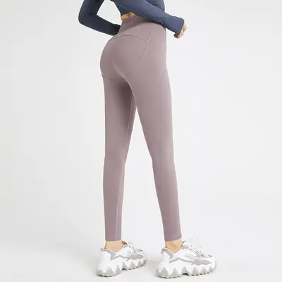 High-Waist Yoga Leggings, Quick-Dry, Seamless - 8