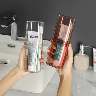 Portable Travel Toothbrush Cup and Wash Set
