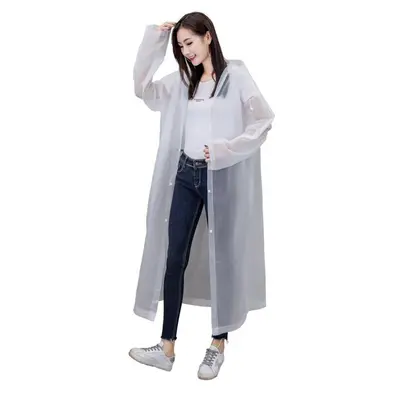 Regenjacke wiederverwendbar verdickter Erwachsenen-Regenmantels Hersteller Großhandel Outdoor-Reisen EVA tragbar transparent - 7