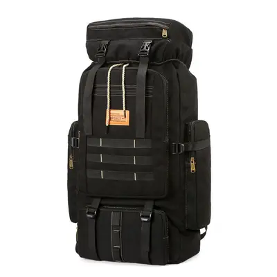 Canvas Sports Backpack, Large Capacity, Hiking and Travel, Contrast Color - 8