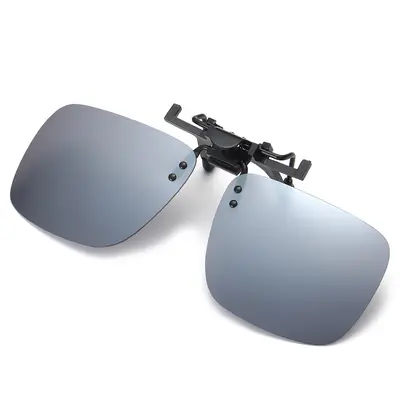 Polarized Clip-On Sunglasses for Men and Women, Night Vision Driving Glasses - 6