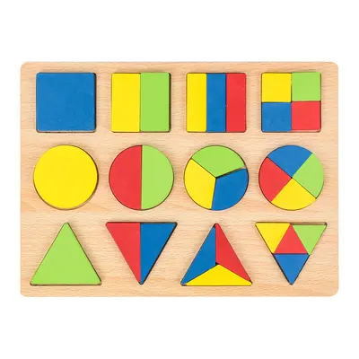 Holzspielzeug Großhandel Puzzles individualisiert Kinder 0-3 Bausteine stereo Puzzle multifunktionale geometrische Formen kognitives Holz