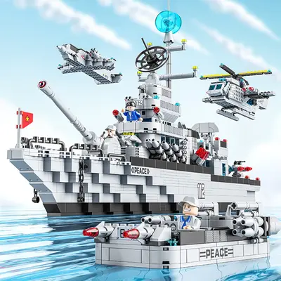 LEGO-kompatible Bausteine, Liaoning Flugzeugträger Militärmodell - 3