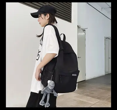Rucksack Herren einfach große Kapazität Reiserucksack Damen komfortabel japanischer Stil Mittelschüler Gymnasiasten Schulrucksack Herren - 9
