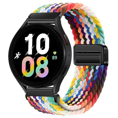 Samsung Watch7/6 ve Huawei GT6/5 Pro Uyumlu Manyetik Naylon Kordon - 6