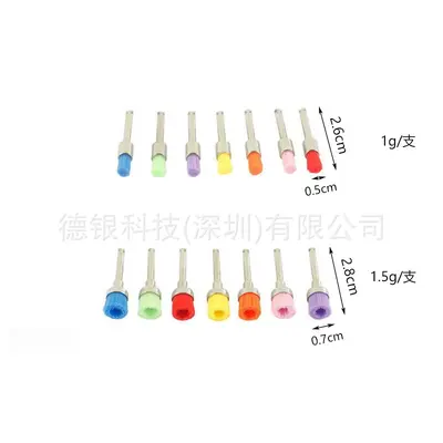 Dental polishing brush, low-speed, colorful