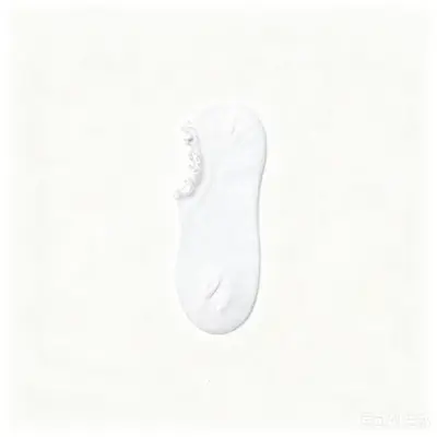 Dünne Damen-Spitzensocken aus Baumwolle, rutschfest, Sommer - 7