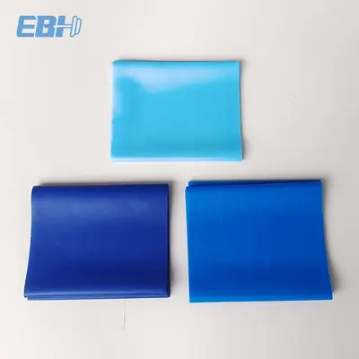 Pilates Resistance Band Set, Heavy-Duty, Blue Gradient - 7