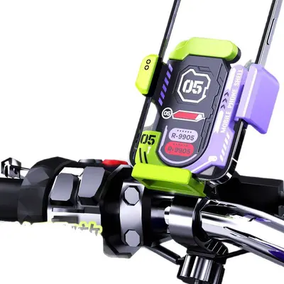 E-Bike Phone Holder with Shock Absorption and Anti-Vibration Navigation Mount - 6