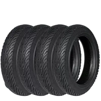Elektrikli Scooter Lastiği Yarı Slick Tubeless 3.00-10 3.50-10