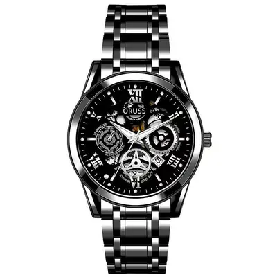 Official movement Swiss brand men's watch waterproof men's watch luminous watch hollow dial diamond watch calendar fashion watch - 11