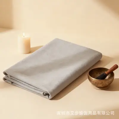 Iyengar-Yogadecke, Meditationsdecke, doppelseitiger Wollstoff, wärmende Überdecke - 9