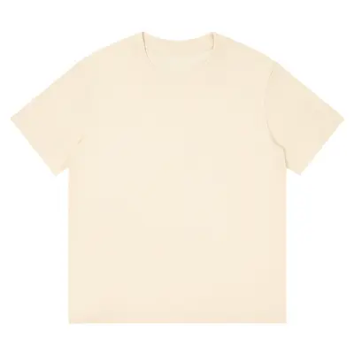 230g rundhals t-shirt kurzarm herren und damen sommer schwergewicht reine baumwolle lockere einfarbig basic t-shirt weiß bekleidung - 9
