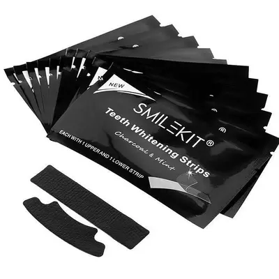 Bamboo Charcoal Teeth Whitening Strips with Activated Charcoal - 3