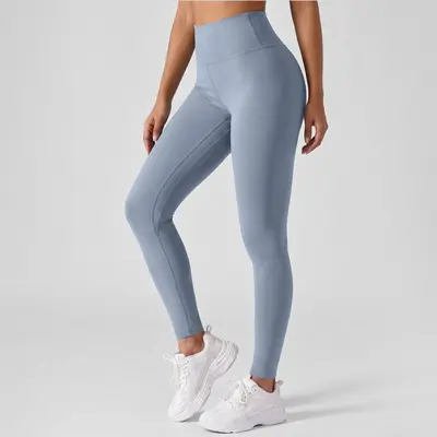 Kadınlar için sınır ötesi alan çıplak yoga pantolonu şeftali kalça yüksek bel kalça kaldırma spor fitness pantolonu karın kontrolü sıkı yoga pantolonu kadınlar için - 9