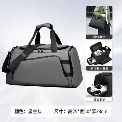 Men's travel backpack, lightweight multifunctional - 8