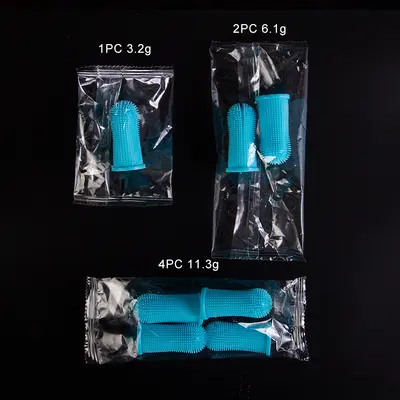 Evcil Hayvan Ürünleri Kedi Köpek Diş Fırçası Parmak Fırçası Ağız Temizliği Evcil Hayvan Diş Temizliği Özel Temizlik Ürünleri Renkli - 8
