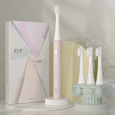 Sonic electric toothbrush for adults, rechargeable soft bristles - 10