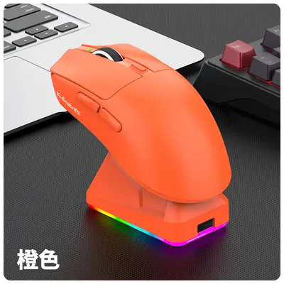 Viper X11por Mouse Lightweight PAW3311 Gaming Esports Tri-Mode Wireless Bluetooth Mouse Rechargeable RGB Base - 9