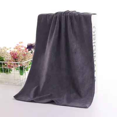 Fabrika toptan güzellik salonu berber dükkanı özel havlu kalınlaştırılmış su emici tüy bırakmayan kuru saç havlusu mikrofiber havlu - 7