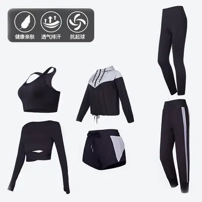 Damen-Sportset, sechsteilig, schweißtreibend - 3