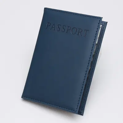Deri pasaport kılıfı, pasaport çantası, LOGO toptan satış, İngilizce PU deri pasaport tutucu, Amazon sınır ötesi kart tutucu - 8