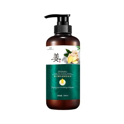 Масло для ухода за волосами с имбирём Zhenxiu Old Ginger Hair Nourishing Liquid, разглаживает и восстанавливает сухие, пушащиеся и повреждённые в результате завивки и окрашивания волосы, увлажняет волосы. - 7