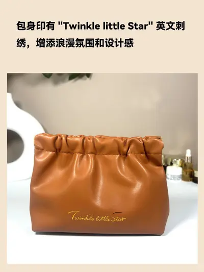 New Mini Ruched Pouch Clutch Bag Women's Portable Storage Lipstick Cosmetic Bag Large Capacity Coin Purse Custom Logo - 4