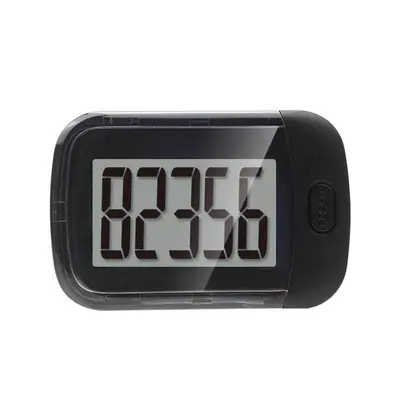 3D Sensor Pedometer with Belt Clip and Lanyard