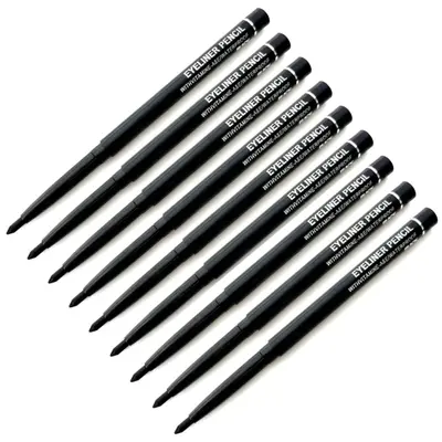 Automatischer Drehbarer Wasserfester Eyeliner- und Augenbrauenstift, 3 Farben im Set